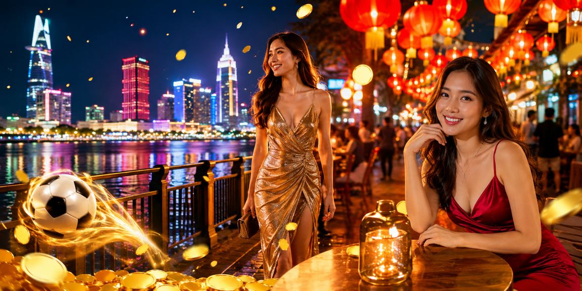 Người dùng Việt Nam trải nghiệm game trực tuyến trong quán cà phê tại TP. Hồ Chí Minh buổi tối
